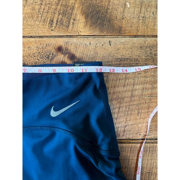 NWT Womens Nike Speed Tight Fit Blue Running Leggings Athletic Reflective Size S - Picture 9 of 12